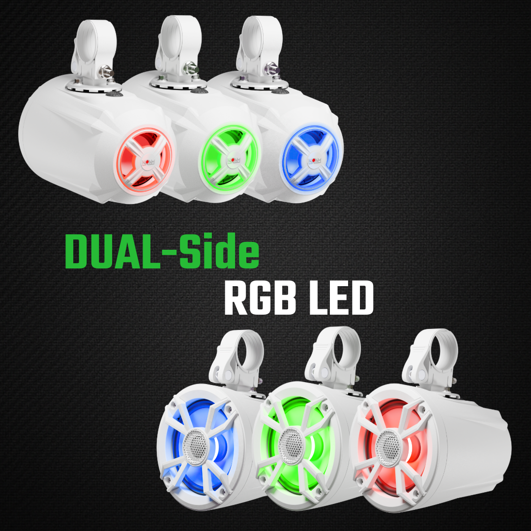 ATV and Golf Cart Mounts LED lighting setup