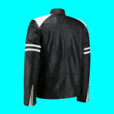The Weeknd XO Varsity Jacket black back view